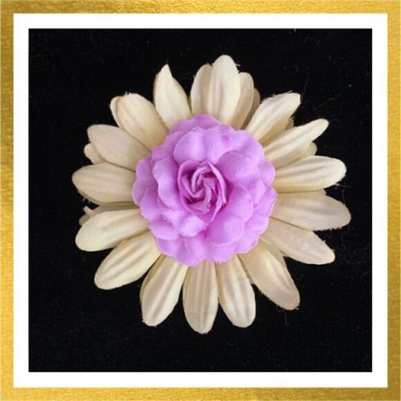 3/$20 Handmade FLOWER Floral HAIR CLIP Barrette - Picture 1 of 2